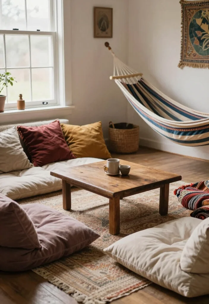 15 Hippie Living Room Ideas Free Spirited and Warm - 9. Cozy Seating Areas 1