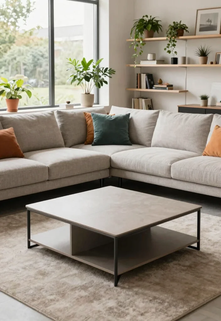 15 Living Room Studio Ideas for Smart Compact Living - 1. Modular Furniture Magic 1