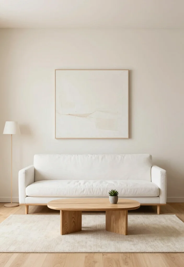 15 Living Room With No TV Ideas: Calm Conversation-Focused Spaces - 1. Embrace Minimalism 1