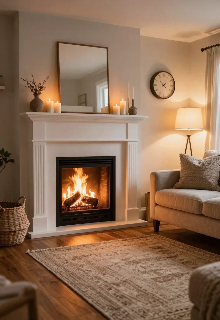 15 Living Room With No TV Ideas: Calm Conversation-Focused Spaces - 12. Add a Fireplace 1