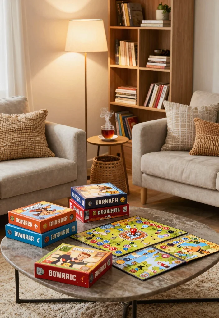 15 Living Room With No TV Ideas: Calm Conversation-Focused Spaces - 3. Engage with Alternative Entertainment Ideas 1