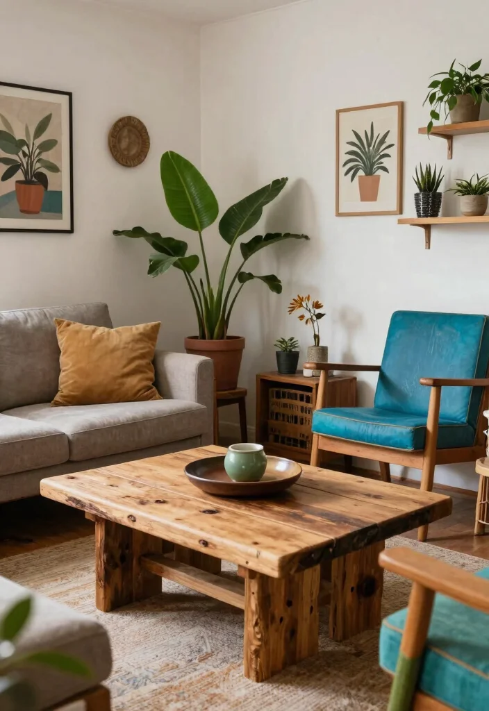 15 Rooms To Go Living Room Ideas: Practical Modern Sets - 12. Upcycled Furniture 1