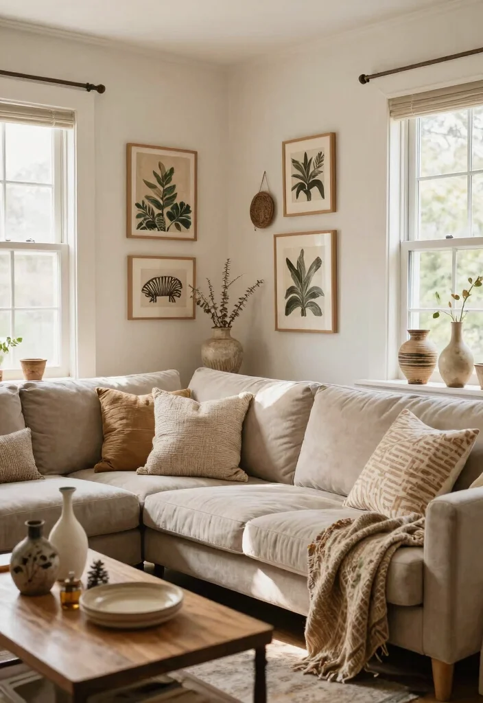 15 Rooms To Go Living Room Ideas: Practical Modern Sets - 8. Eco-Conscious Decor 1