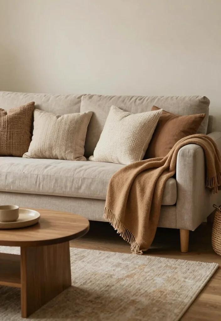 16 Front Living Room Ideas Welcoming and Stylish - 12. Soft Textiles 1