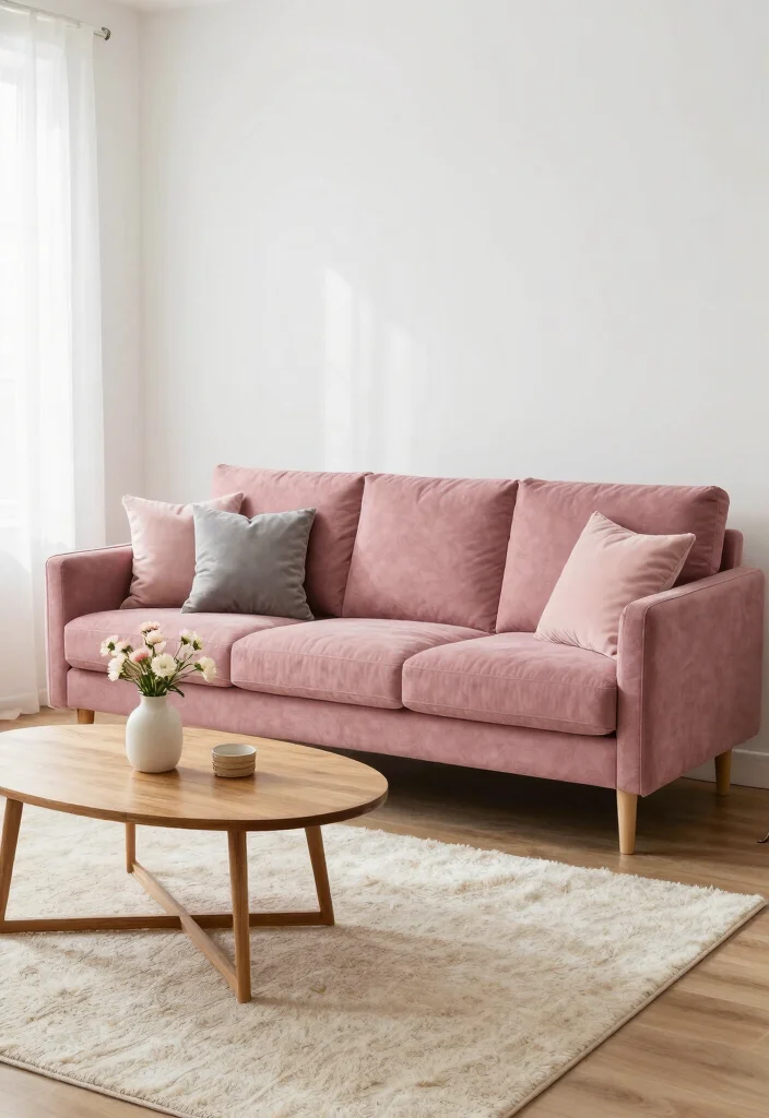 16 Warm Living Room Colors Ideas Cozy Inviting Palettes - 11. Dusty Rose 1