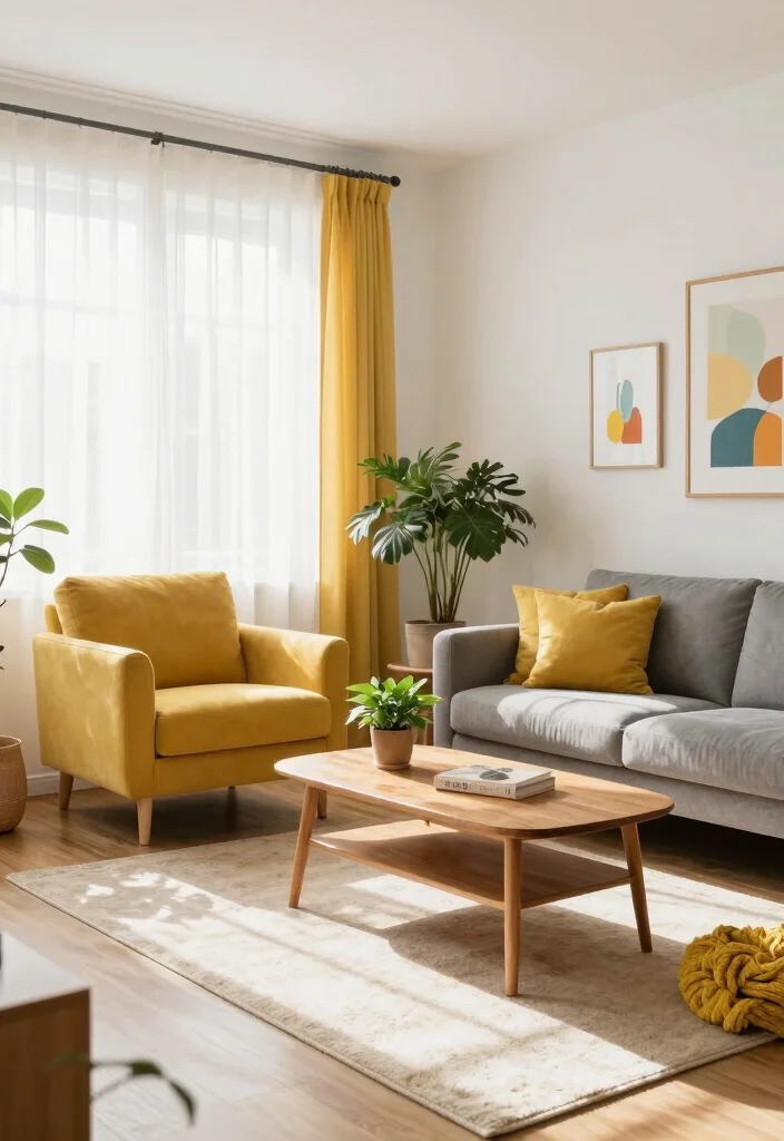 16 Warm Living Room Colors Ideas Cozy Inviting Palettes - 2. Soft Mustard Yellow 1