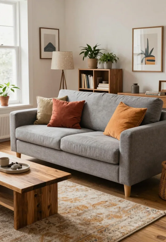 17 Bed Living Room Ideas: Smart Studio Layouts - 2. Sleeper Sofas: The Ultimate Multi-Tasker 1