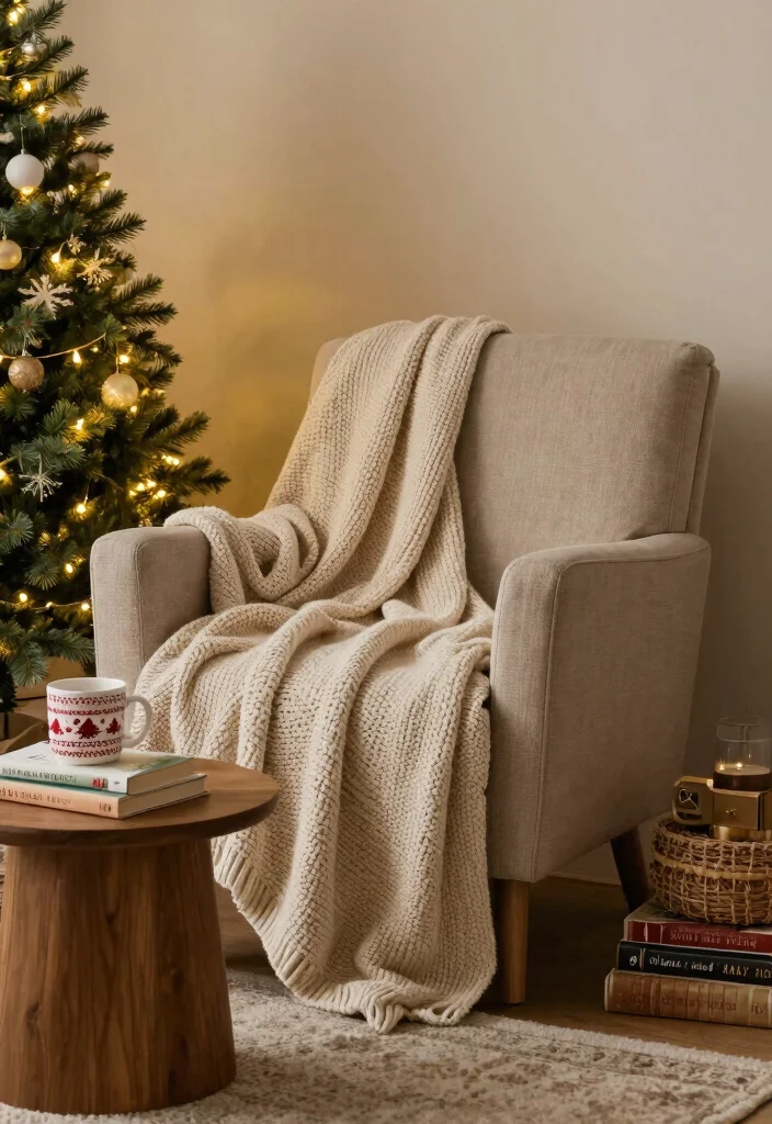 17 Christmas Living Room Aesthetic Ideas: Festive Cozy Magic - 14. Cozy Nooks 1