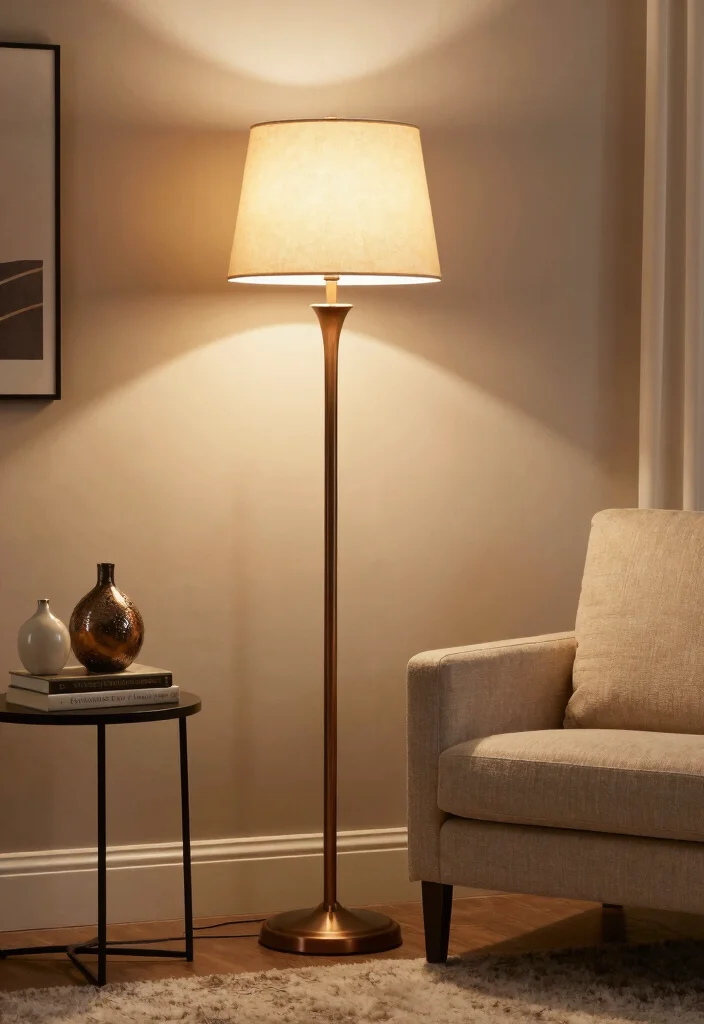 17 Living Room Lights Ideas Layered Cozy Ambience - 4. Floor Lamps for Cozy Corners 1
