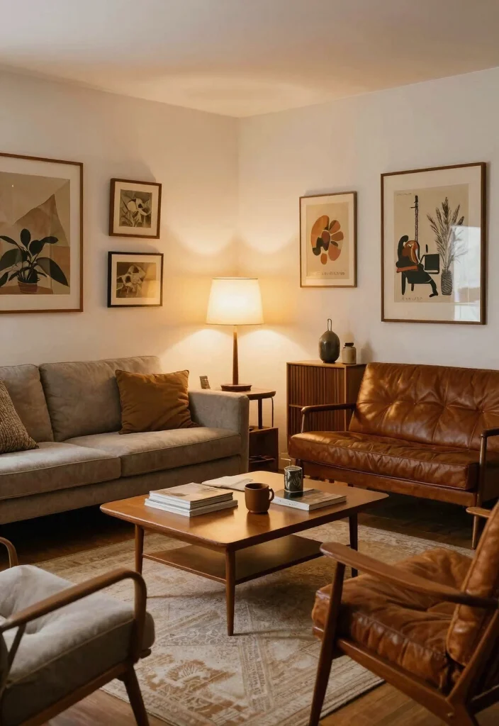 17 Living Room Video Ideas Aesthetic Setup Inspiration - 10. Incorporate Vintage Finds 1