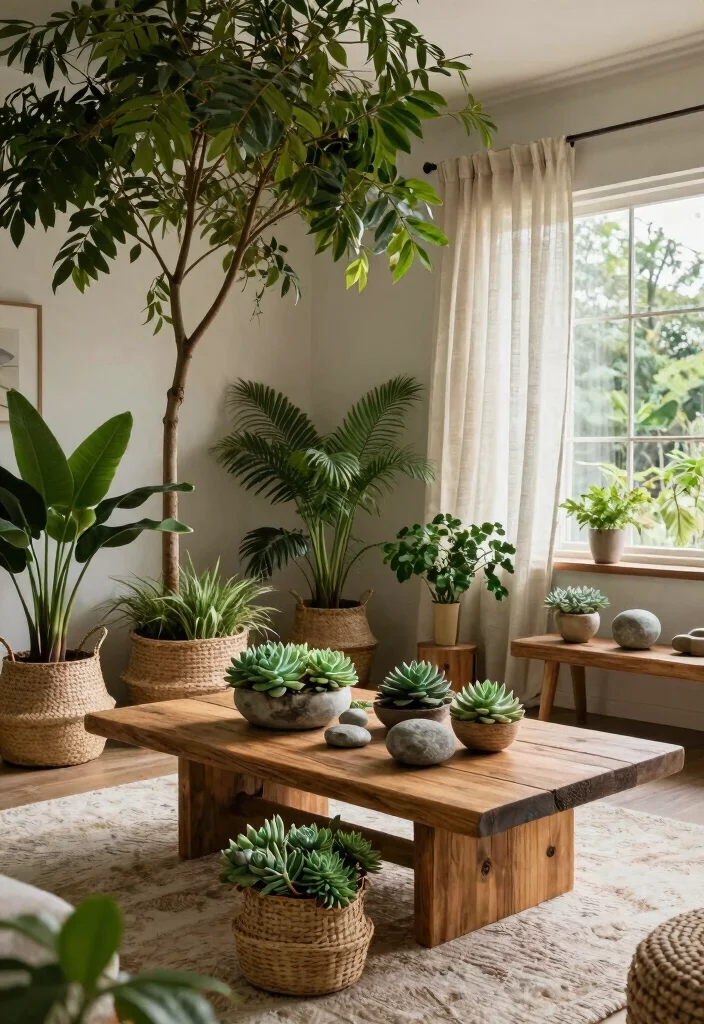 17 Living Room Video Ideas Aesthetic Setup Inspiration - 2. Natural Elements to Enhance Aesthetics 1