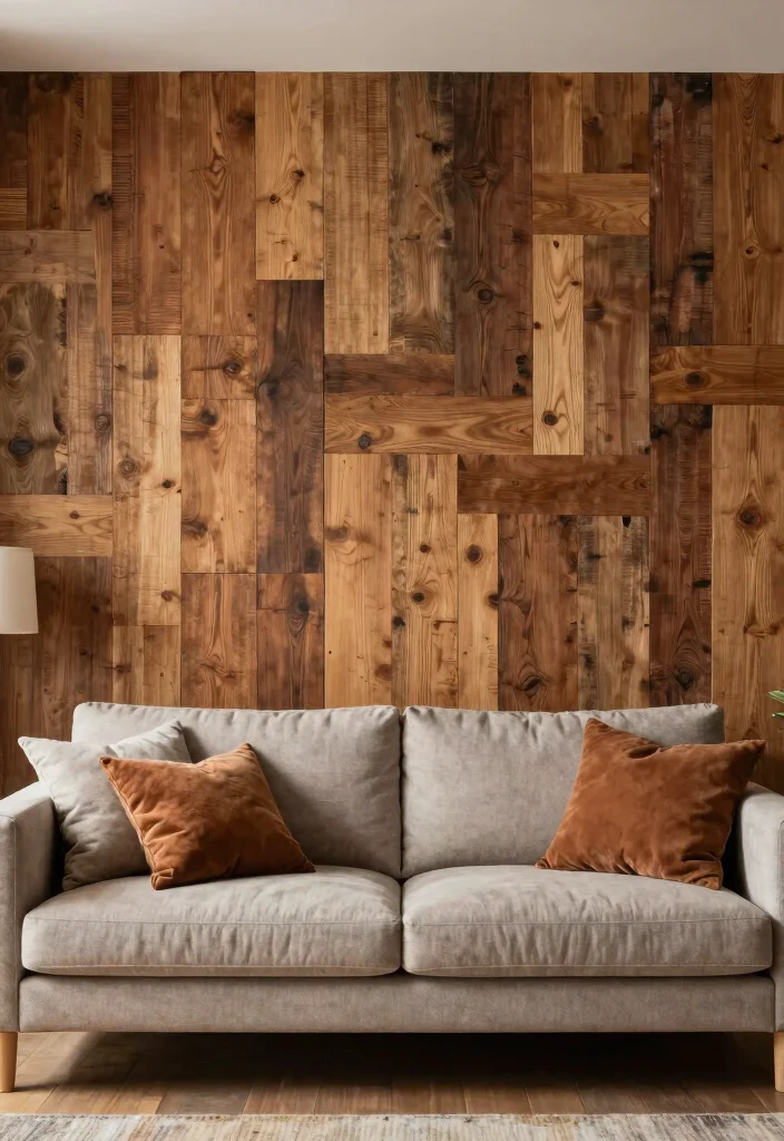 17 Living Room Video Ideas Aesthetic Setup Inspiration - 9. Textured Walls for Depth 1