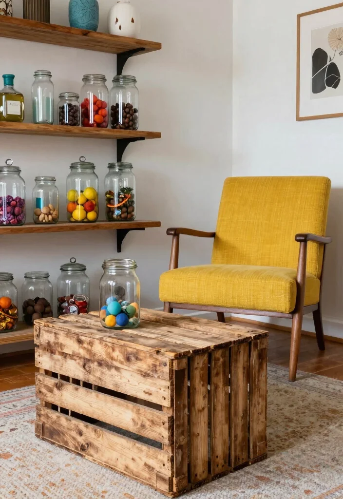 18 2026 Living Room Trends You Will See Everywhere - 11. Upcycled Decor 1