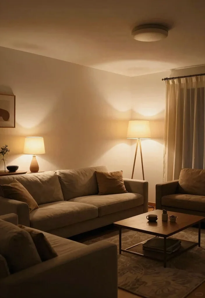 18 2026 Living Room Trends You Will See Everywhere - 18. Warm Lighting Solutions 1