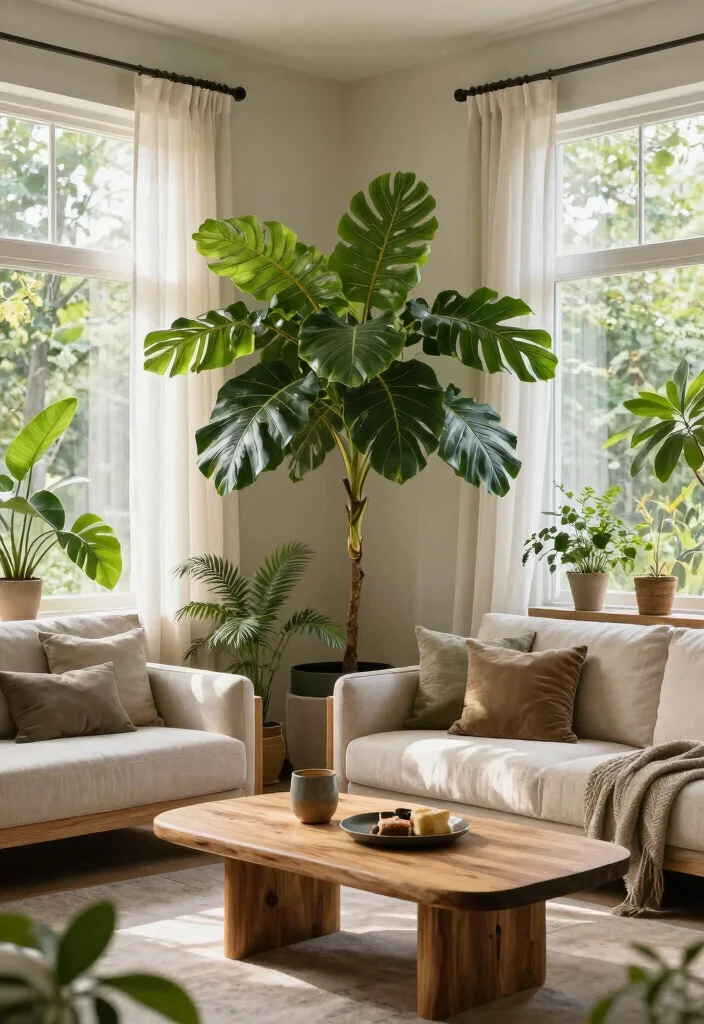 18 2026 Living Room Trends You Will See Everywhere - 2. Biophilic Design 1