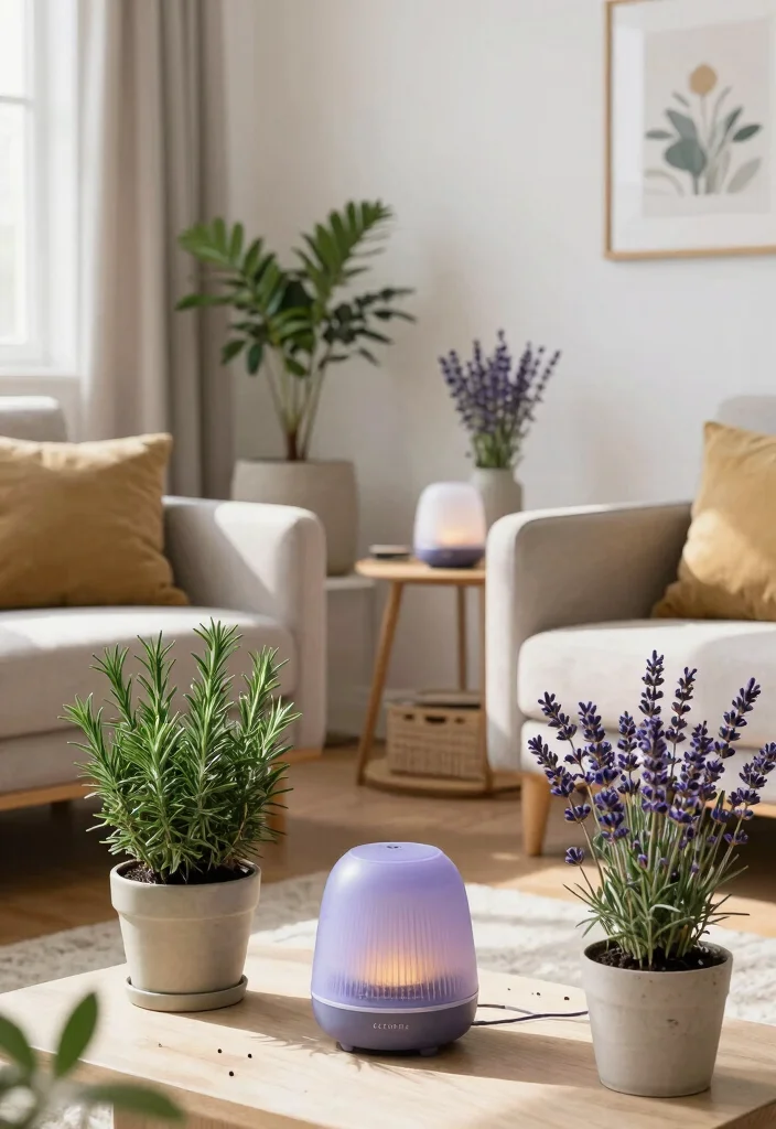 18 Botanical Living Room Ideas Fresh Green and Lively - 14. Natural Fragrance 1