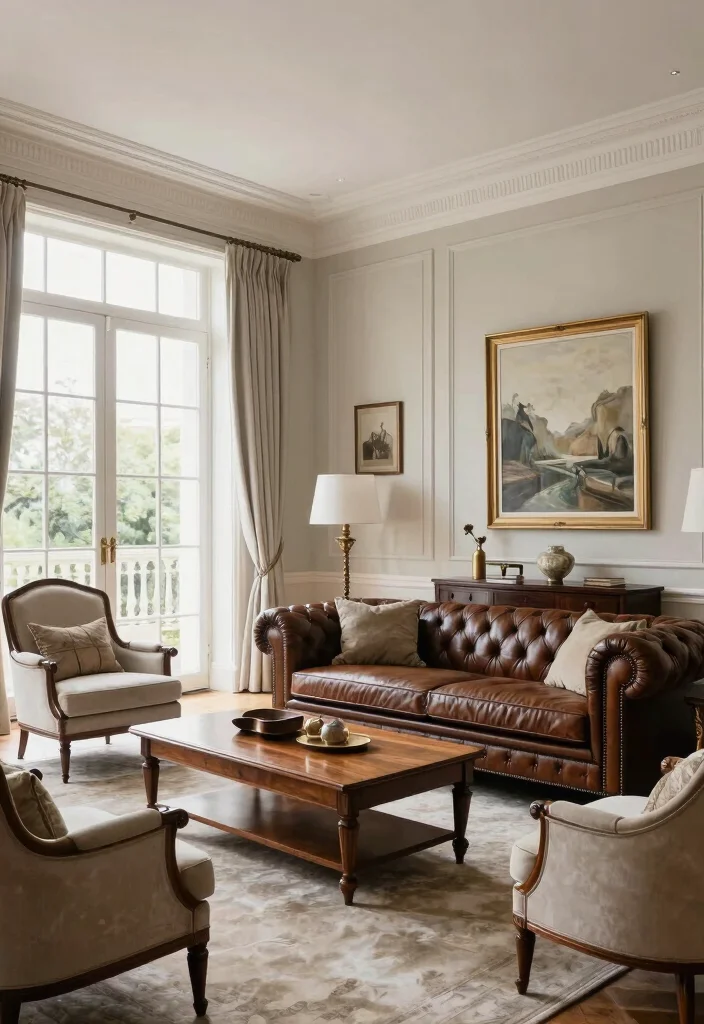 18 Mansion Living Room Ideas for Grand Luxurious Design - 18. Timeless and Classic Designs 1