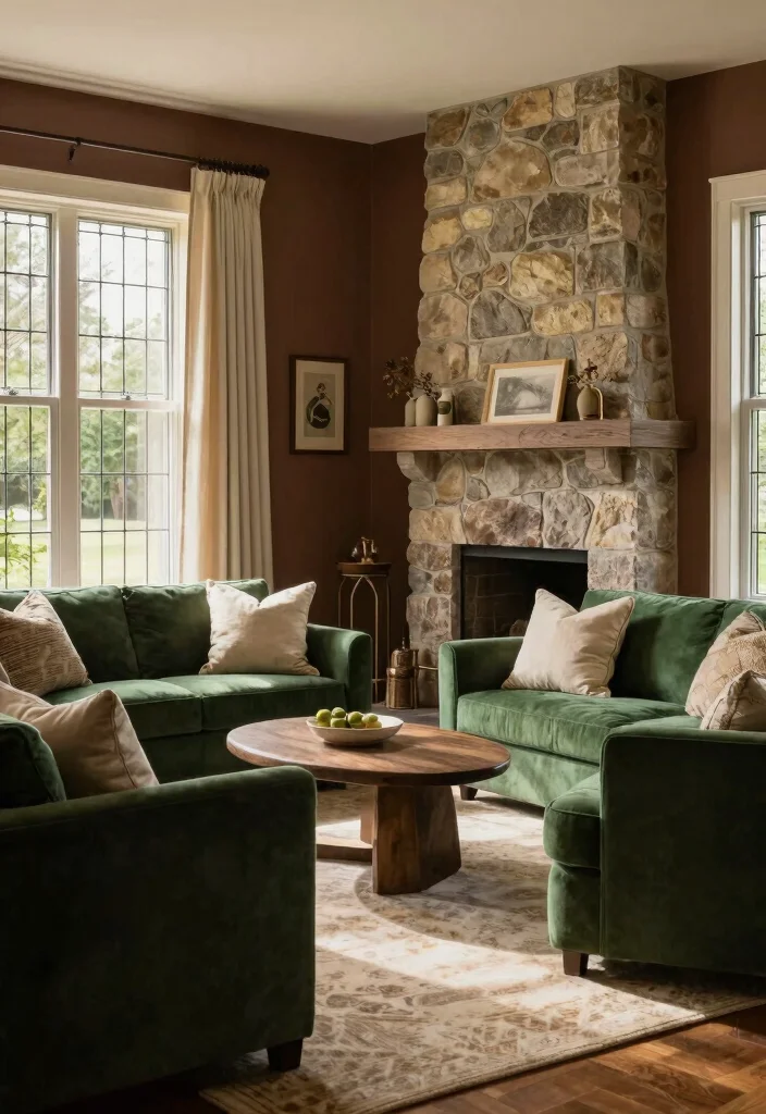 18 Tudor Living Room Ideas with Historic Rich Character - 7. Earthy Color Palettes 1