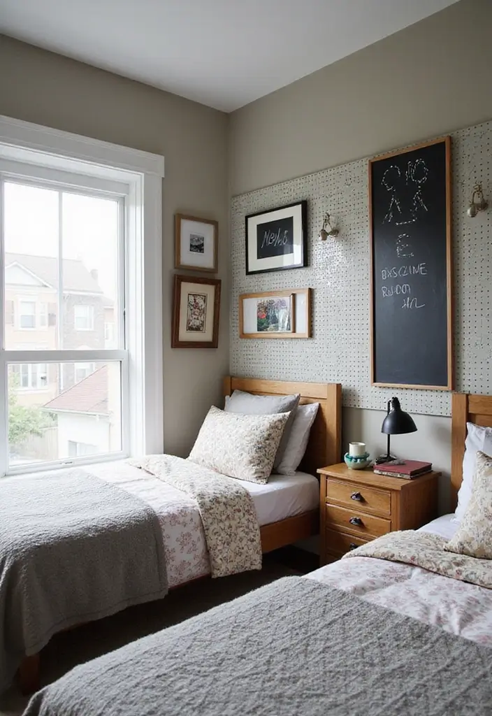 25 Big Boys Bedroom Ideas That Look Grown-Up but Still Fun - 16. Creative Use of Wall Space