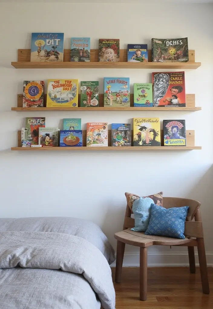 25 Big Boys Bedroom Ideas That Look Grown-Up but Still Fun - 20. Unique Display Shelves