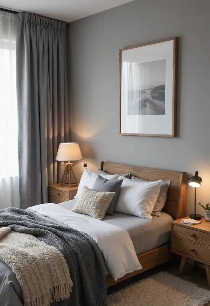 25 Boys Grey Bedroom Ideas That Feel Grown-Up and Cool - 18. Neutral Layers