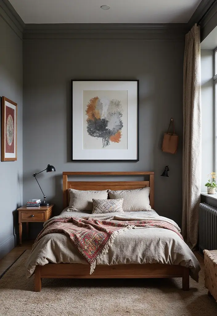 25 Boys Grey Bedroom Ideas That Feel Grown-Up and Cool - 23. Cultural Heritage