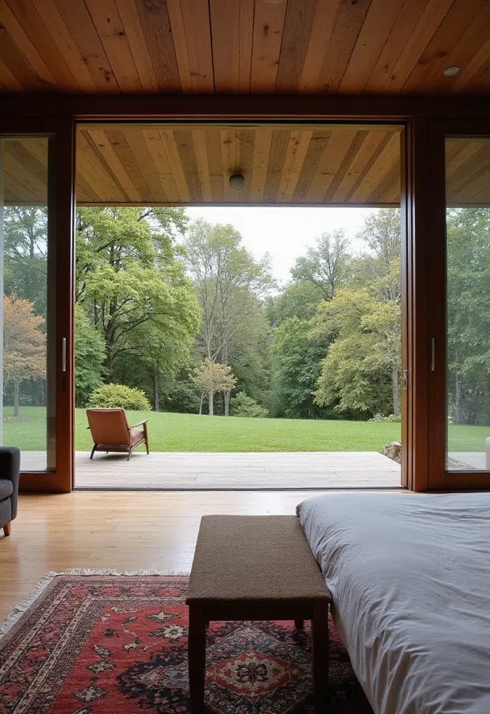 25 Husband and Wife Bedroom Ideas That Balance Both Styles - 24. Create an Outdoor Connection