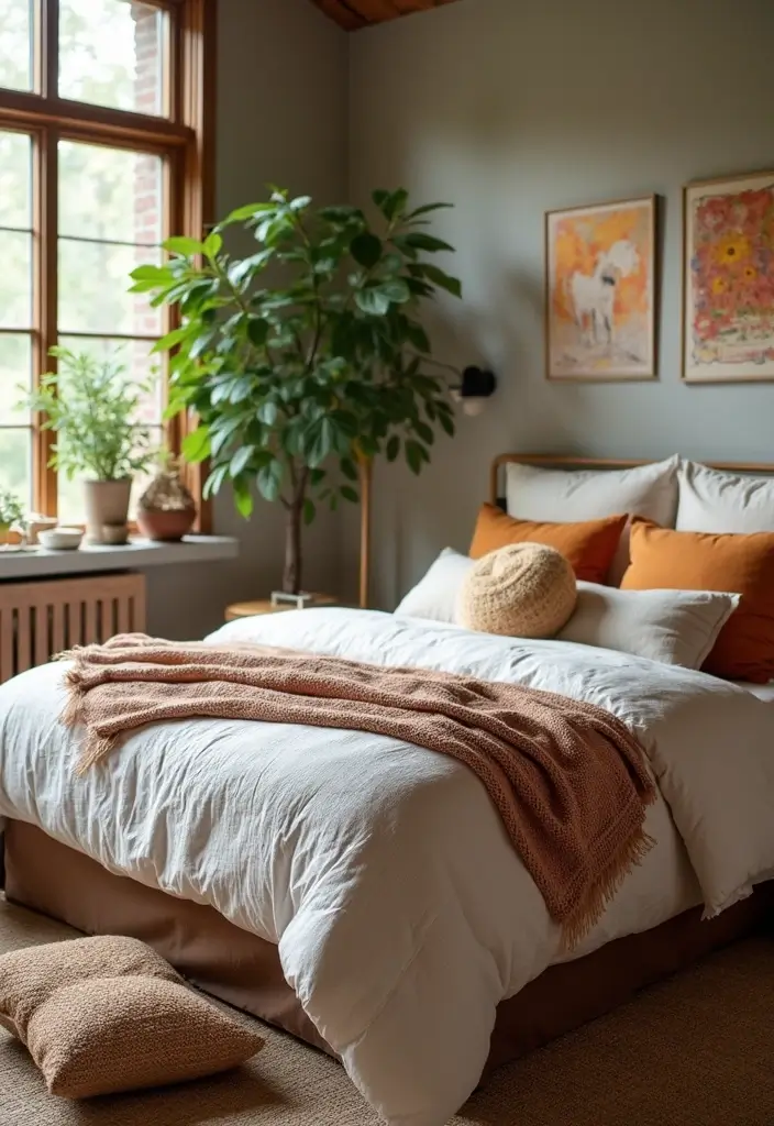 25 Husband and Wife Bedroom Ideas That Balance Both Styles - 25. Seasonal Decor Changes