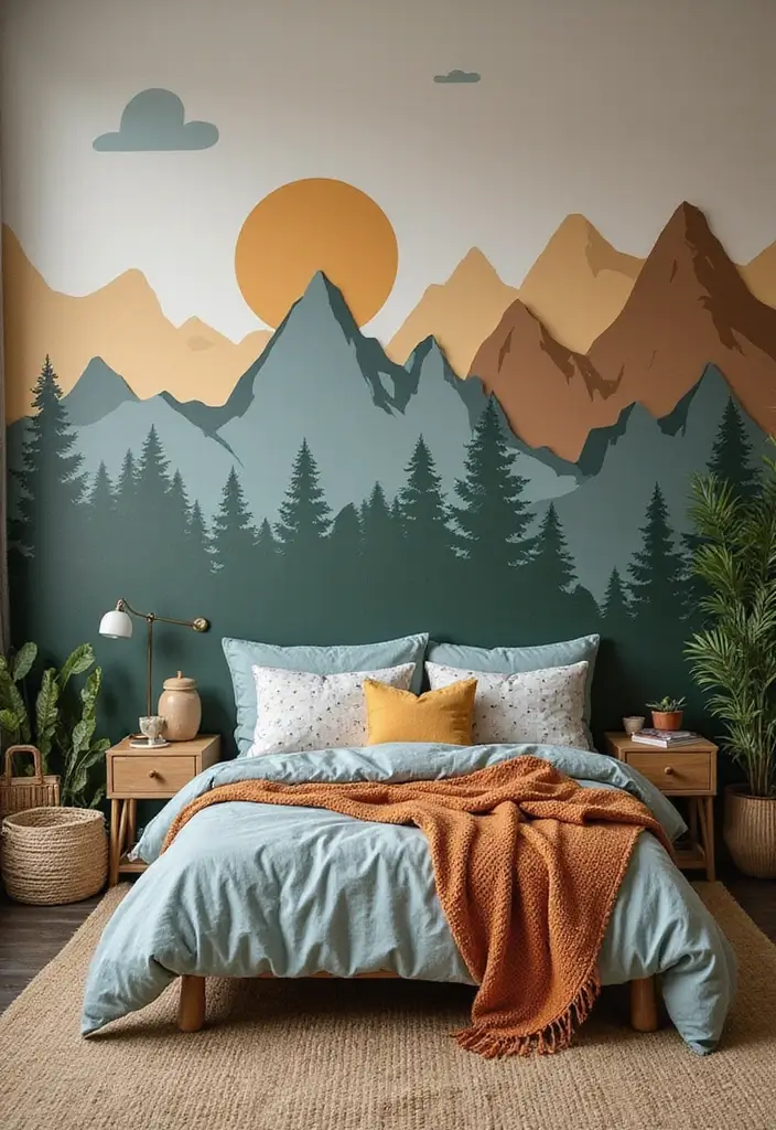 25 Kids Bedroom Paint Ideas That Make Walls Come Alive - 10. Adventure Awaits