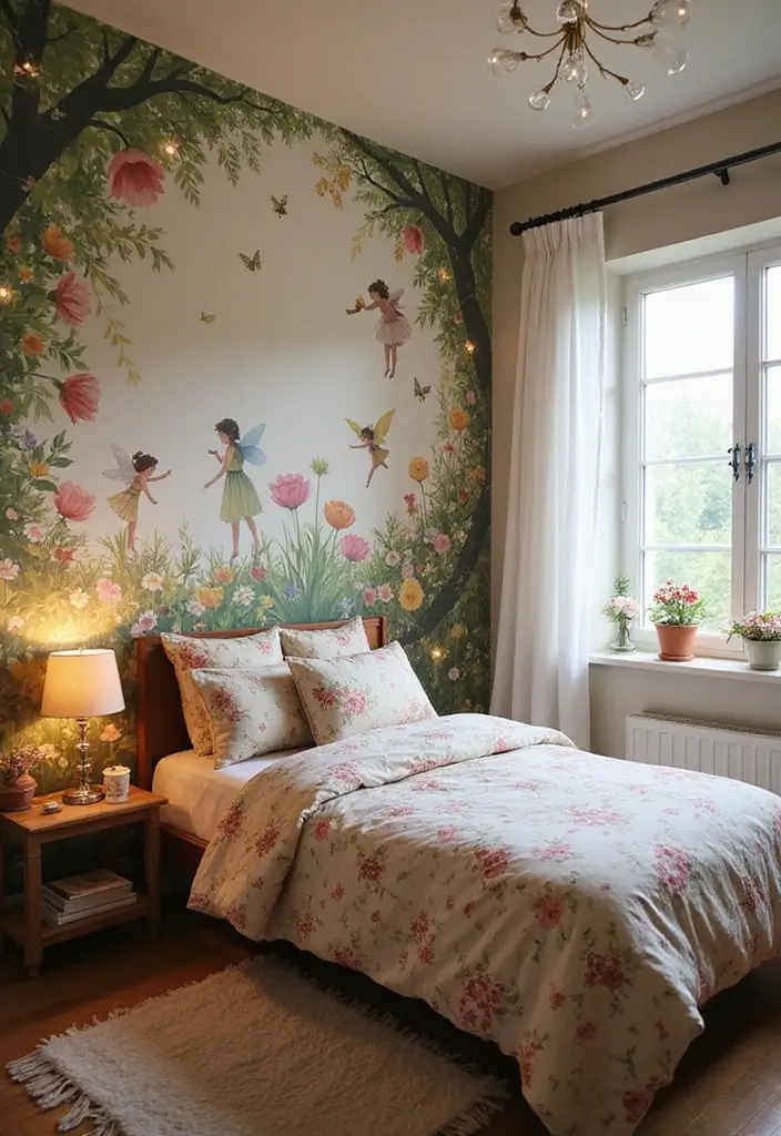 25 Kids Room Ideas for Girls Bedroom That Feel Magical - 4. Whimsical Fairy Garden