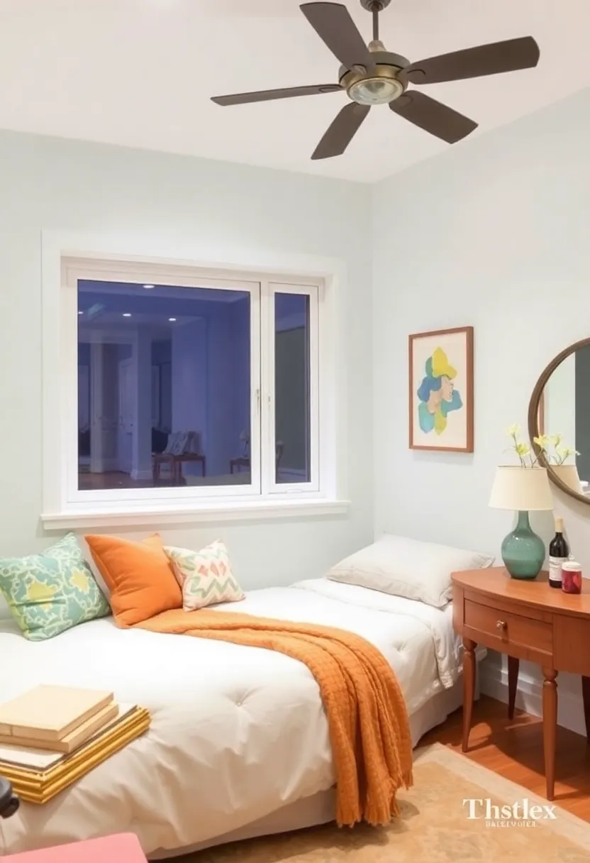 25 One Window Bedroom Ideas That Maximize Light & Style - 17. Smart Color Coordination