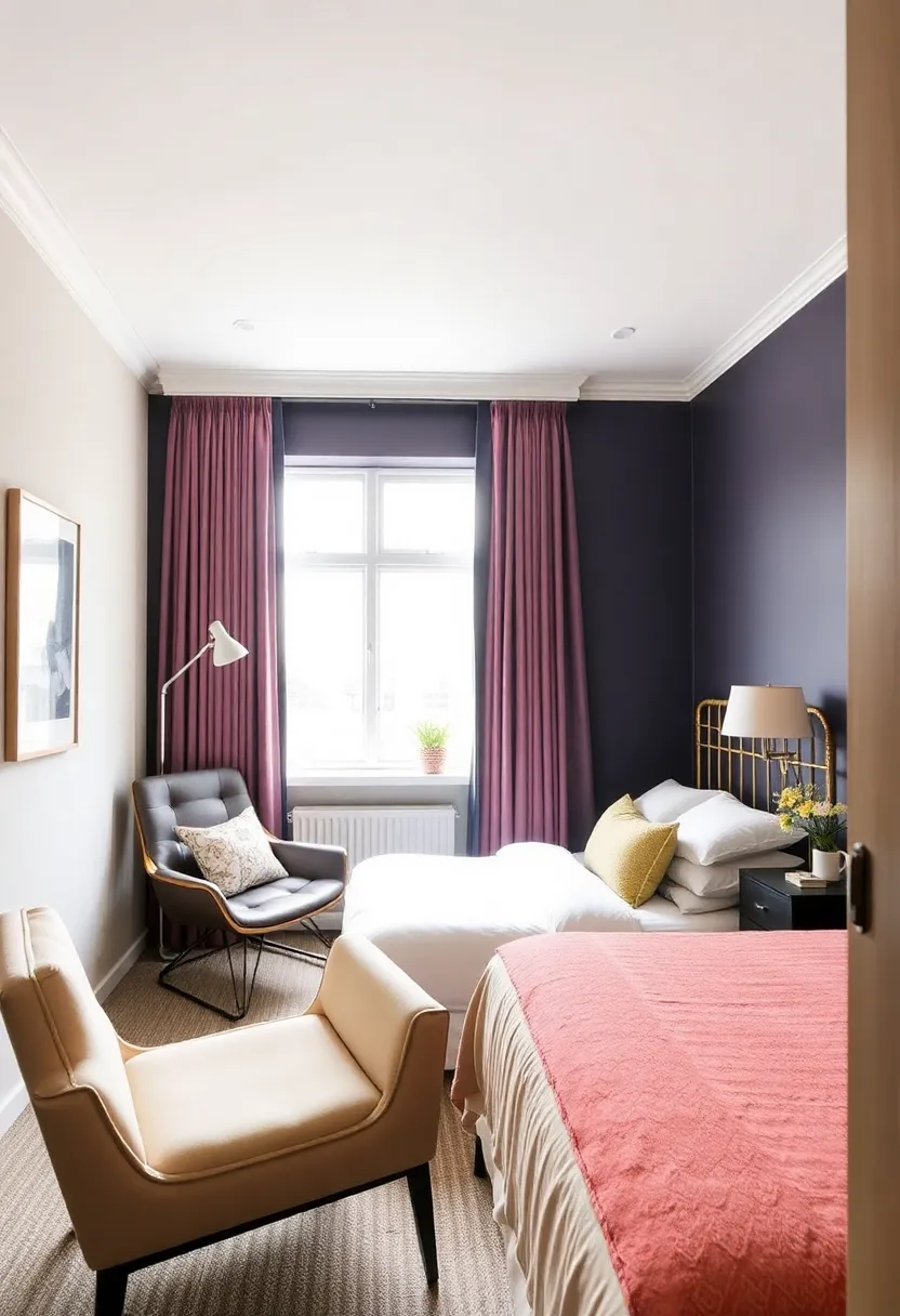 25 One Window Bedroom Ideas That Maximize Light & Style - 25. Statement Furniture Pieces