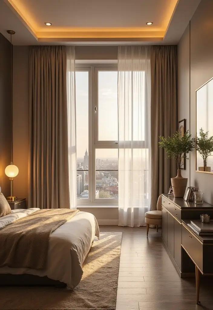 25 One Window Bedroom Ideas That Maximize Light & Style - 3. Reflective Surfaces