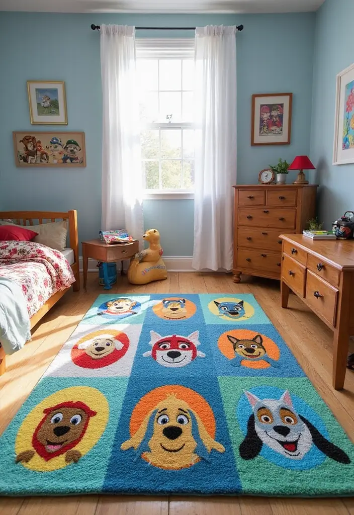 25 Paw Patrol Bedroom Ideas for Boys That Are Paw-some! - 4. Paw Patrol Rugs