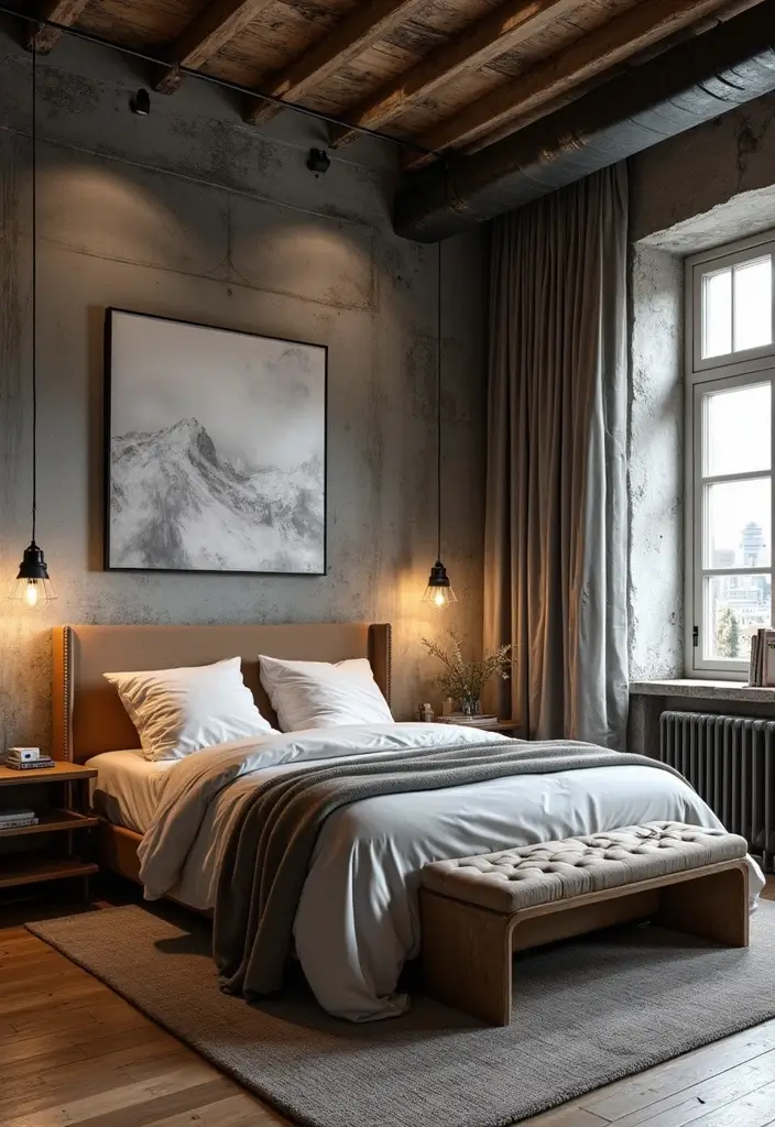 25 Room Ideas for Teenagers Bedroom That Mix Trend & Personality - 14. Cool Industrial Vibes
