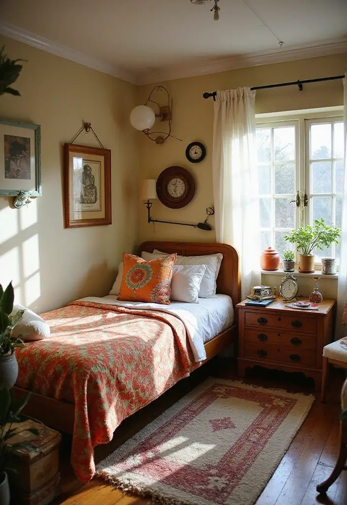 25 Room Ideas for Teenagers Bedroom That Mix Trend & Personality - 22. Nostalgic Retro Decor