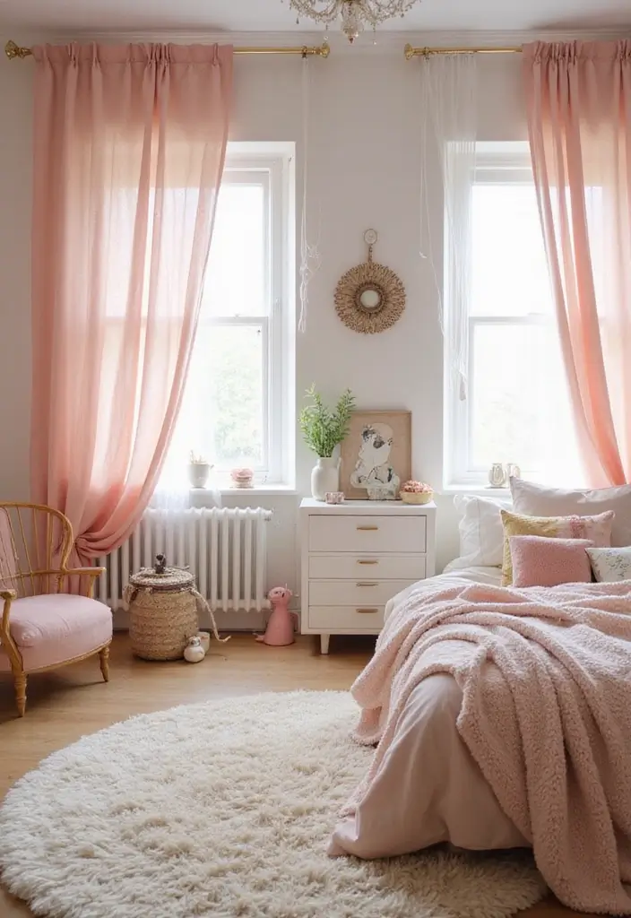 25 Room Ideas for Teenagers Bedroom That Mix Trend & Personality - 3. Whimsical Pastel Dreamland