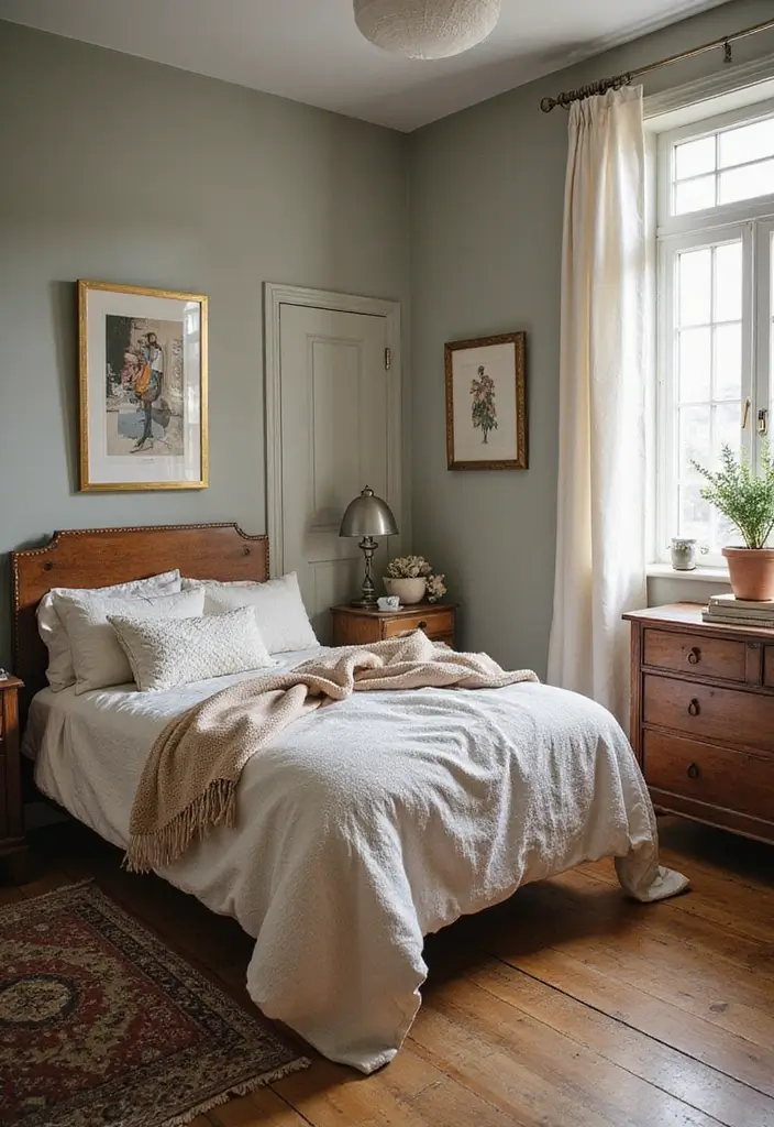 25 Room Ideas for Teenagers Bedroom That Mix Trend & Personality - 6. Vintage Charm with Modern Twist