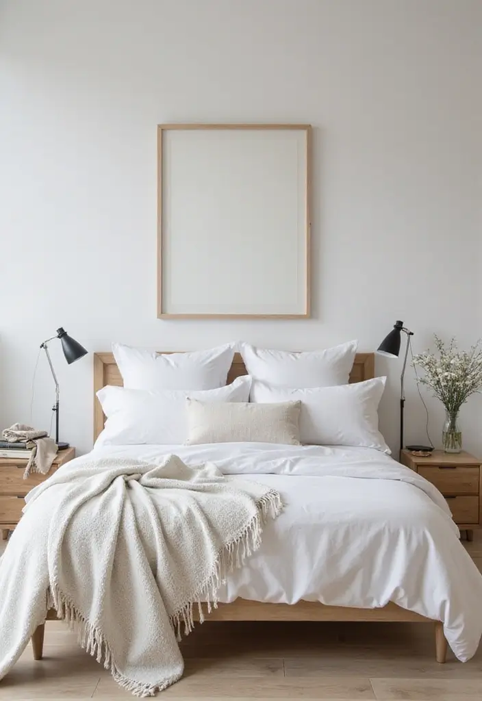 25 Small Bedroom Ideas with Wardrobe That Look Organized & Sleek - 21. Minimalist Accessories