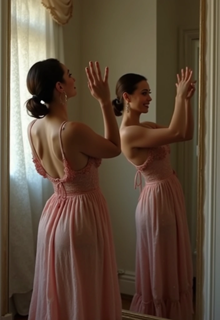 25 Spicy Couples Photoshoot Ideas in Bedroom That Turn Up the Heat - 11. Mirror Reflections