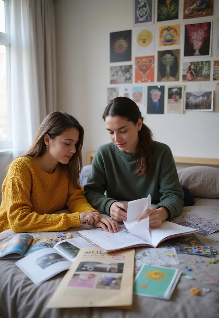 25 Spicy Couples Photoshoot Ideas in Bedroom That Turn Up the Heat - 21. Mood Board Sessions
