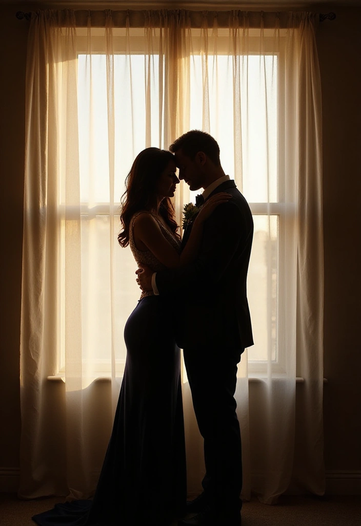 25 Spicy Couples Photoshoot Ideas in Bedroom That Turn Up the Heat - 4. Sensual Shadows