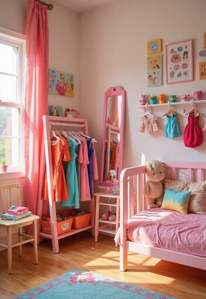 25 Toca Boca House Ideas Free Bedroom That Are Cute & Creative - 24. Toca Boca Dress-Up Area