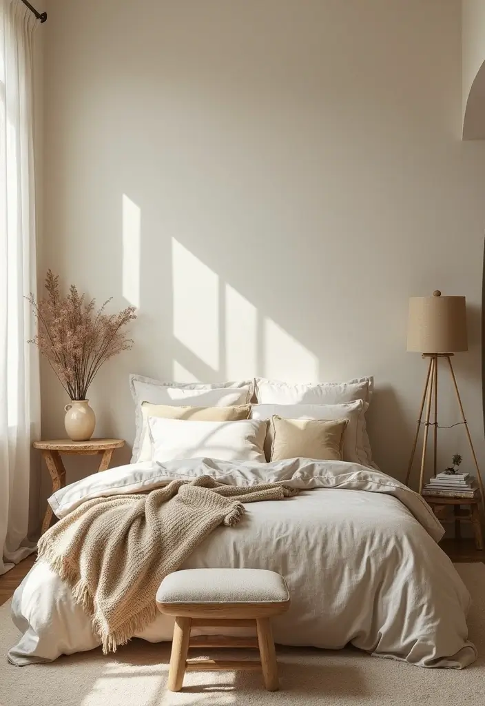 26 Aesthetic Room Color Ideas Bedroom That Make Your Space Feel Dreamy - 11. Classic Cream