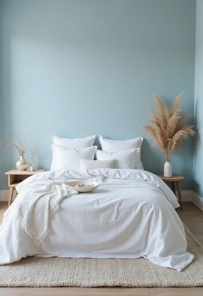 26 Aesthetic Room Color Ideas Bedroom That Make Your Space Feel Dreamy - 25. Icy Blue
