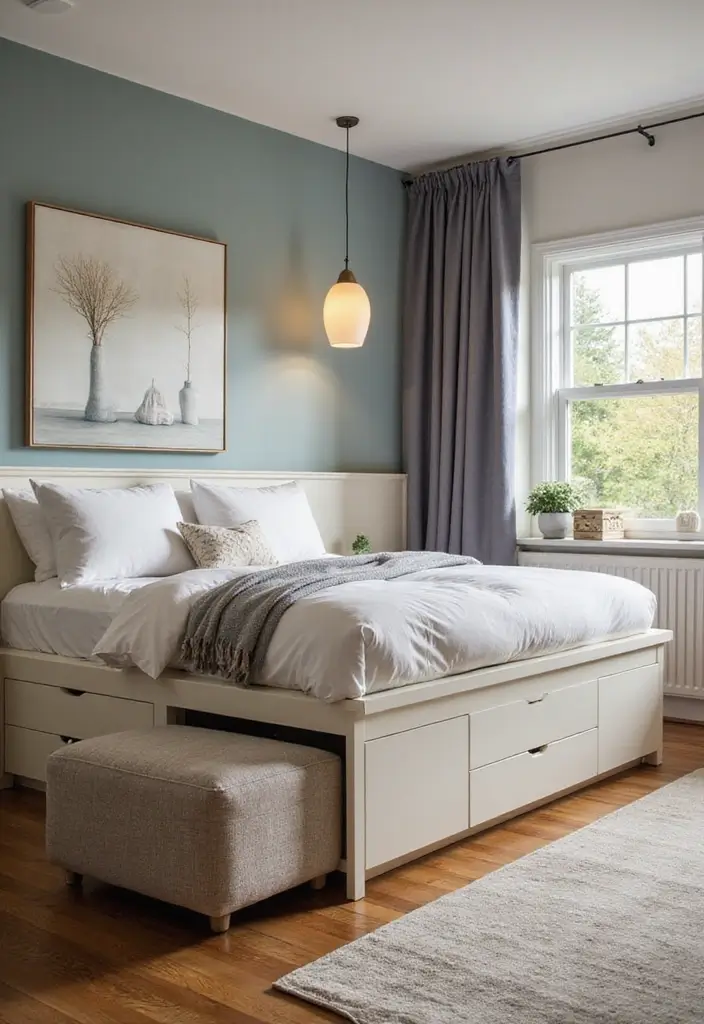 26 Bloxburg Bedroom Ideas Modern That Are Minimal and Aesthetic - 13. Multi-Purpose Furniture