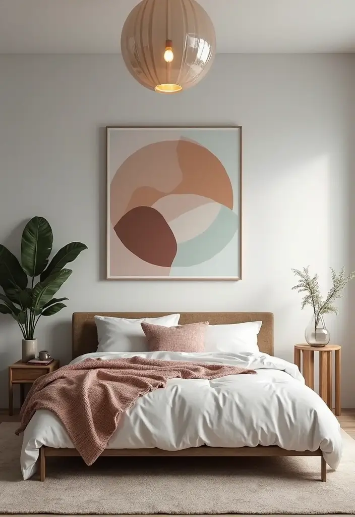 26 Bloxburg Bedroom Ideas Modern That Are Minimal and Aesthetic - 4. Statement Decor