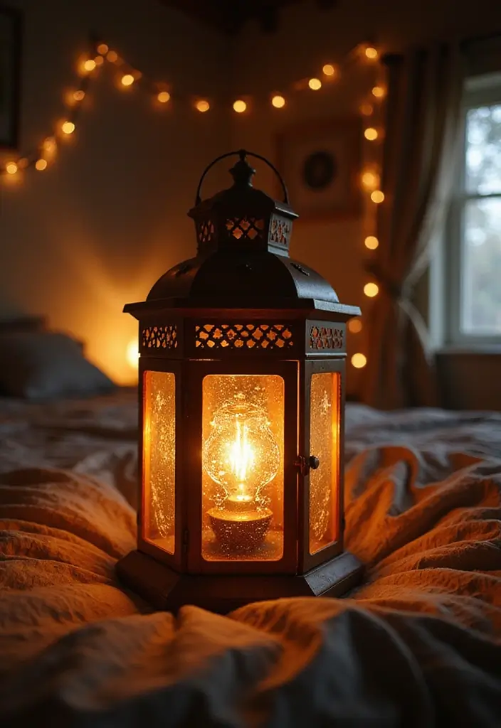 26 Teen Boho Bedroom Ideas That Feel Trendy and Creative - 18. Unique Lighting Fixtures