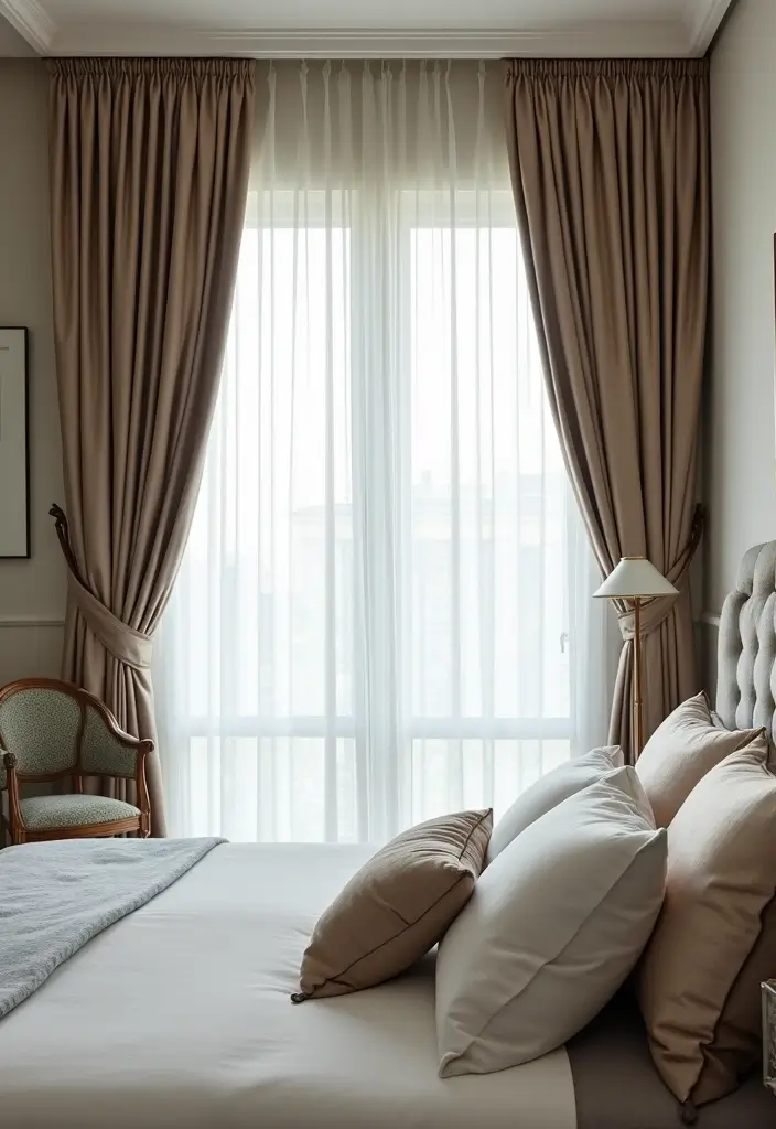 27 Bedroom Curtain Ideas Master Modern That Add Elegance and Privacy - 10. Curtain Panels for Versatile Styling