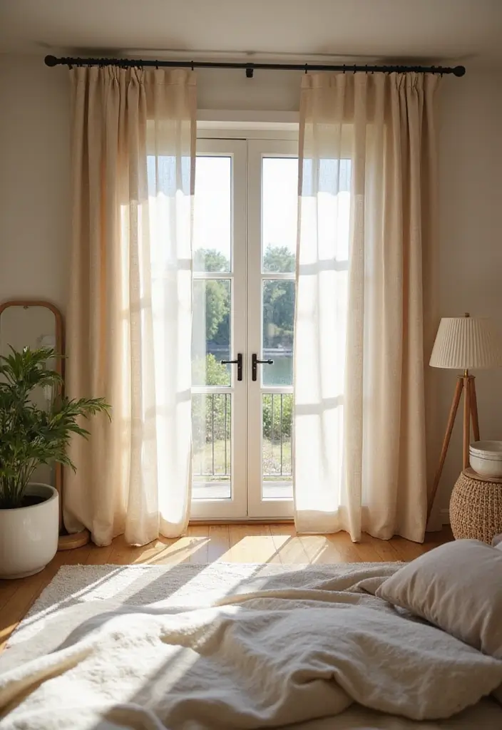 27 Bedroom Curtain Ideas Master Modern That Add Elegance and Privacy - 26. Sustainable Sourcing for Your Curtains
